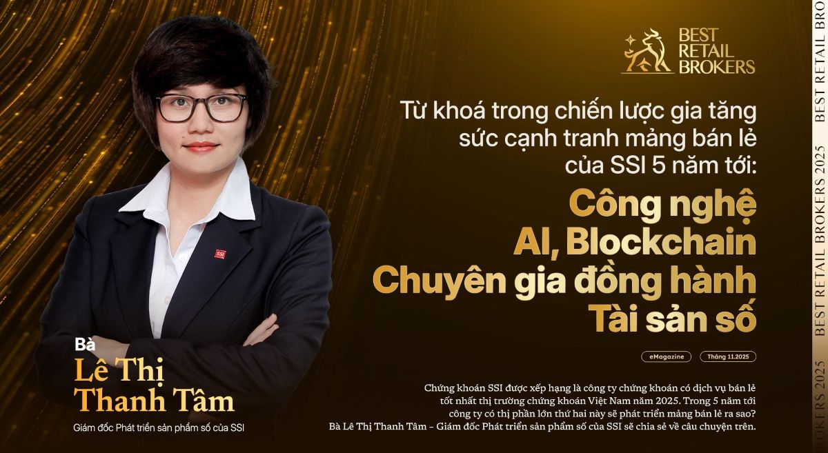 Bà Lê Thị Thanh Tâm - Giám đốc Phát triển sản phẩm số của SSI