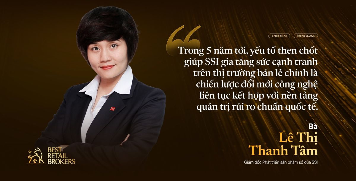 Bà Lê Thị Thanh Tâm - Giám đốc Phát triển sản phẩm số của SSI